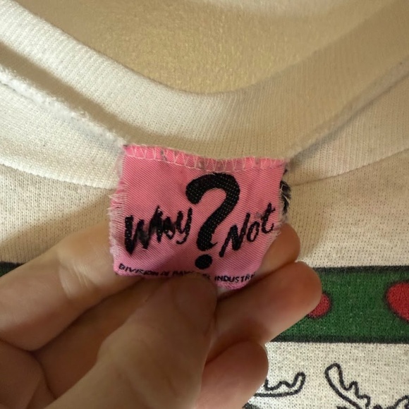 Vintage 1989 Christmas Santa Ducks Sweatshirt 1980s 80s Funny Novelty Cute - Picture 4 of 5